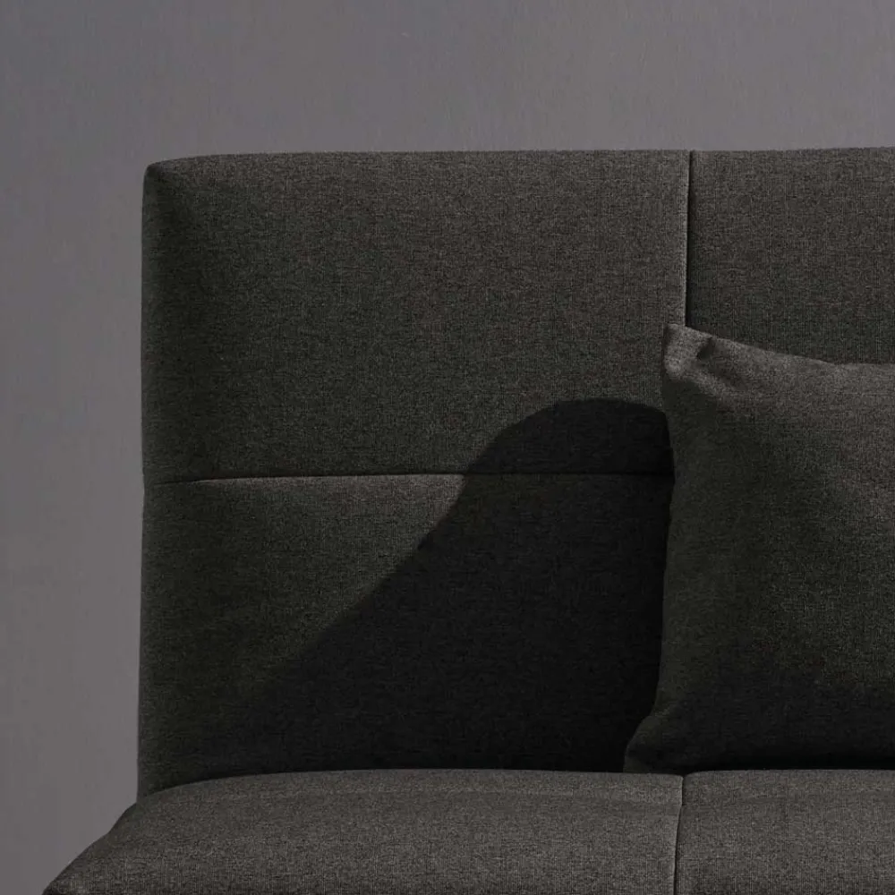 Wohnen Sofas<Dunkelgrauer Flachgewebe Sessel mit Schlaffunktion - Emli