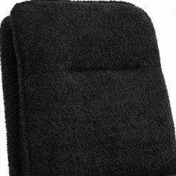 Wohnen Stühle<Dunkler Polsterstuhl in Anthrazit Boucle - Queen (2er Set)