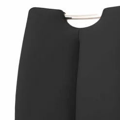 Wohnen Sessel<Echtleder Freischwinger in Schwarz - Standos (2er Set)