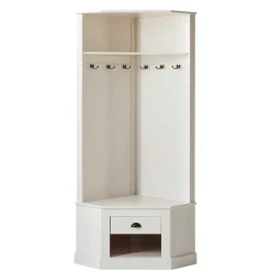 Wohnen Garderoben<Eckgarderobe in Weiß - Cianova