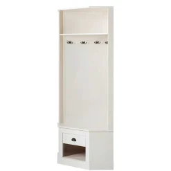 Wohnen Garderoben<Eckgarderobe in Weiß - Cianova