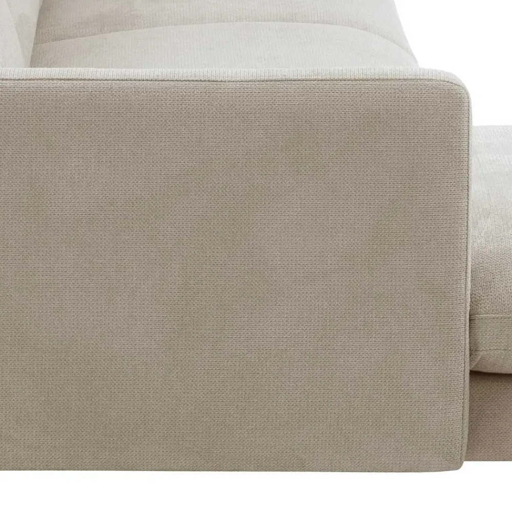 Wohnen Sofas<Ecksofa in Beige mit Schwarz - Roco