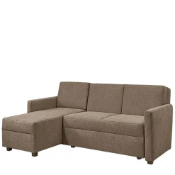 Wohnen Betten|Sofas<Ecksofa mit Schlaffunktion in Taupe - Movito