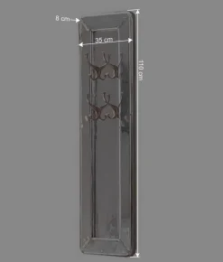 Wohnen Garderoben<Edle Design Flurmöbel in Silber - Pilot (sechsteilig)