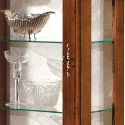 Wohnen Vitrinen<Edle Standvitrine in italienischem Design - Venerdina