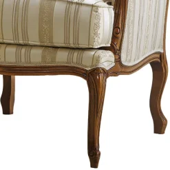 Wohnen Sessel<Edler Ohrensessel in Beige und Cremefarben - Hulmane