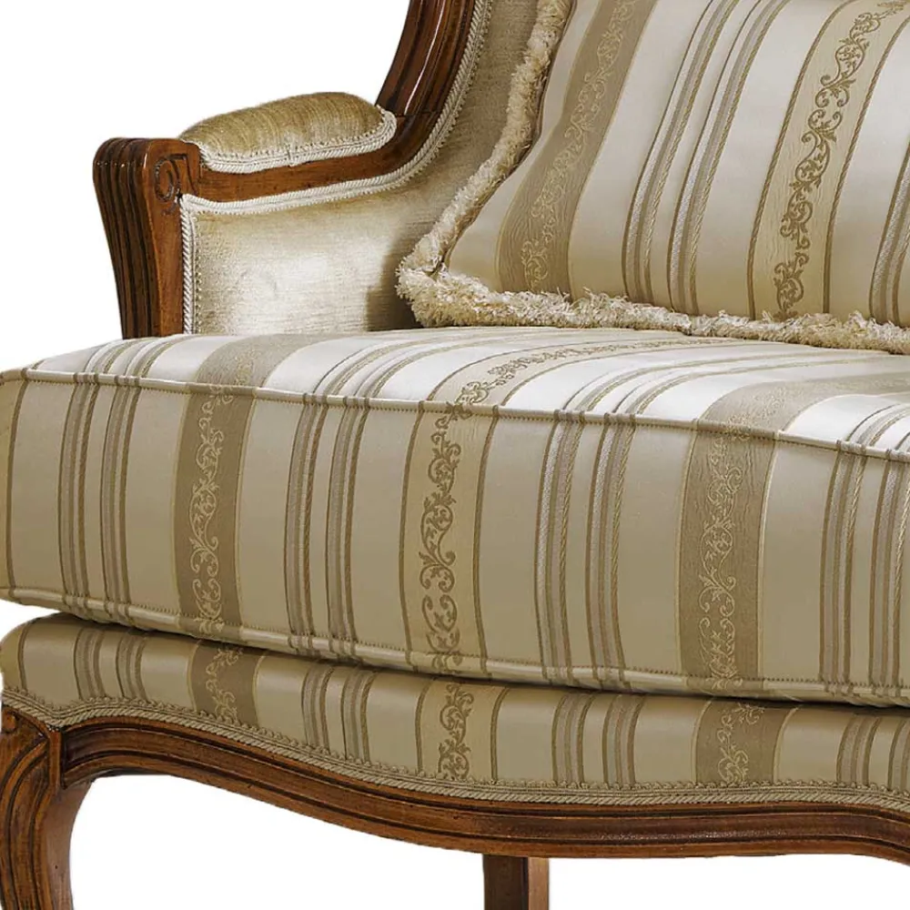 Wohnen Sessel<Edler Ohrensessel in Beige und Cremefarben - Hulmane