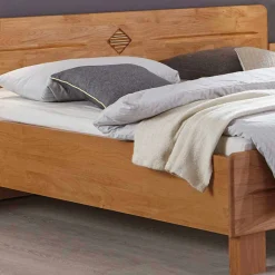 Wohnen Betten<Ehebett und Nachtkonsolen Apolios in Erle teilmassiv (dreiteilig)