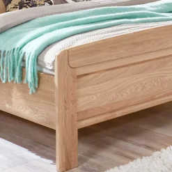 Wohnen Betten<Eiche Doppelbett & Nachtkommoden - Sendician (dreiteilig)