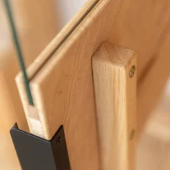 Wohnen Highboards|Vitrinen<Eichenholz Highboard Vitrine modern - Judita