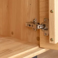 Wohnen Highboards|Vitrinen<Eichenholz Highboard Vitrine modern - Judita