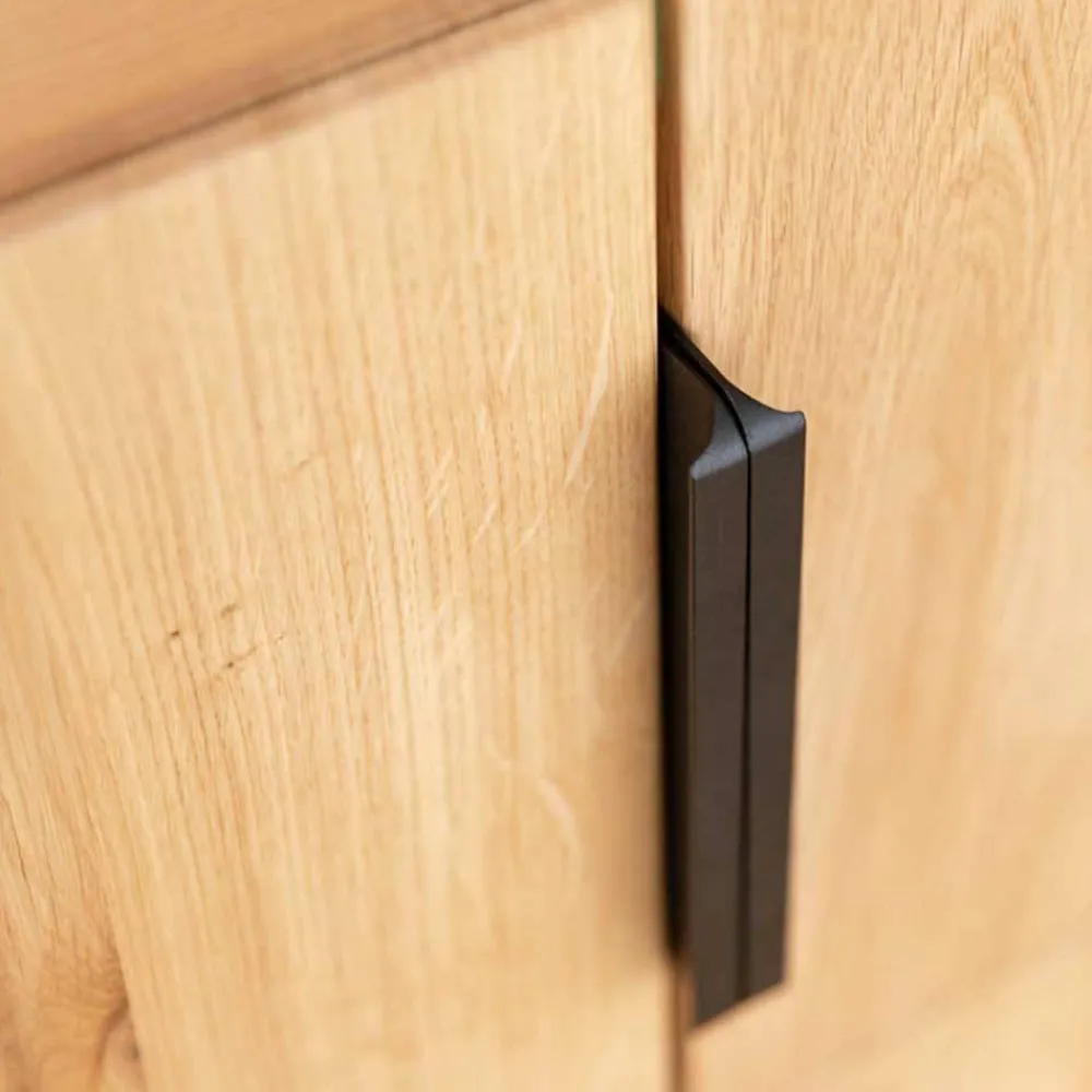 Wohnen Highboards|Vitrinen<Eichenholz Highboard Vitrine modern - Judita