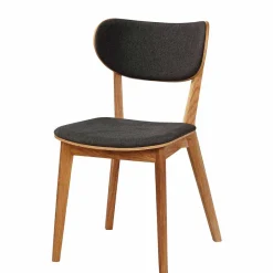 Wohnen Stühle<Eichenstuhl mit Polsterung - Forcia (2er Set)