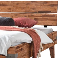 Wohnen Betten<Einzelbett Bett aus Massivholz Akazie - Cuatro