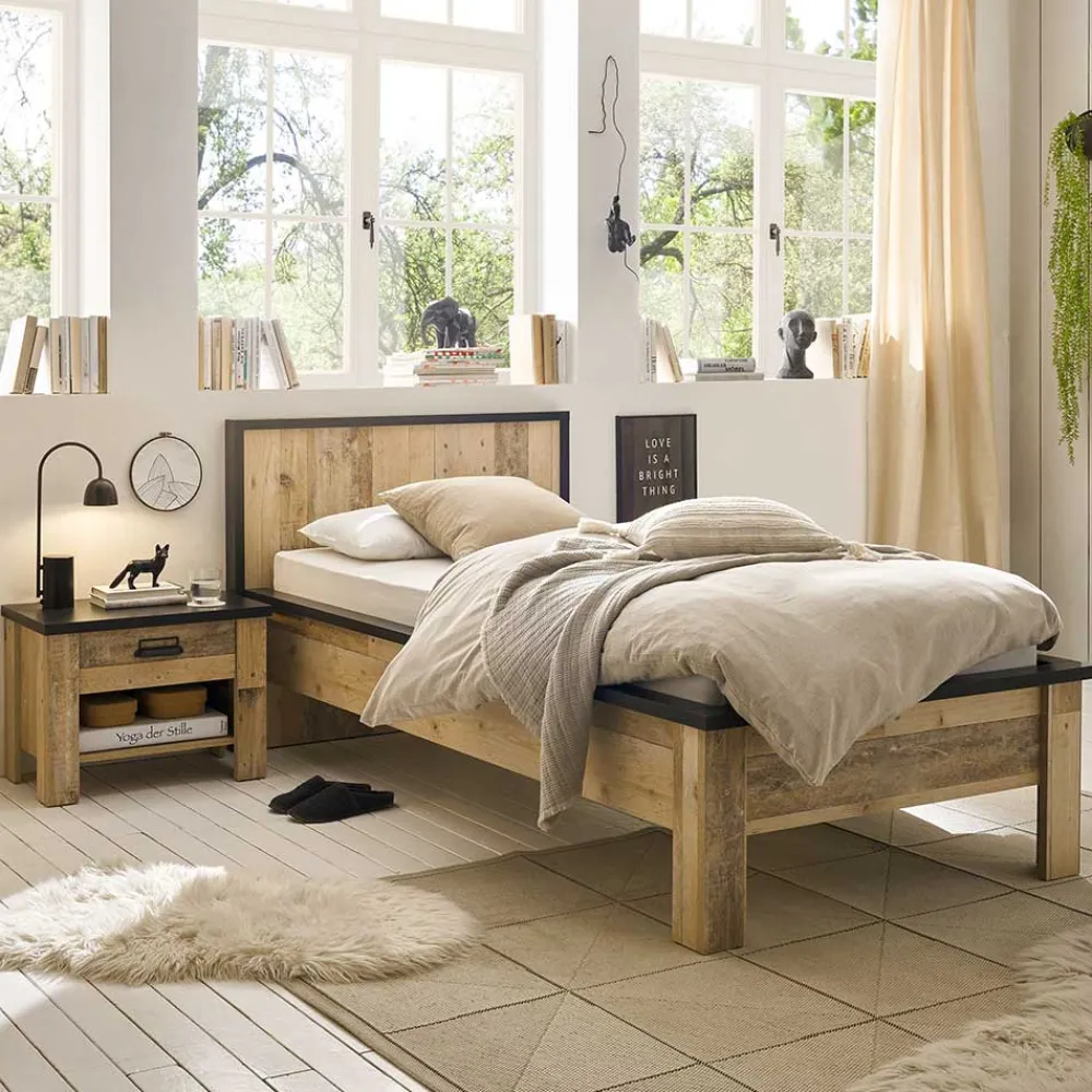 Wohnen Betten<Einzelbett in 90x200 oder 140x200 - Naiavio
