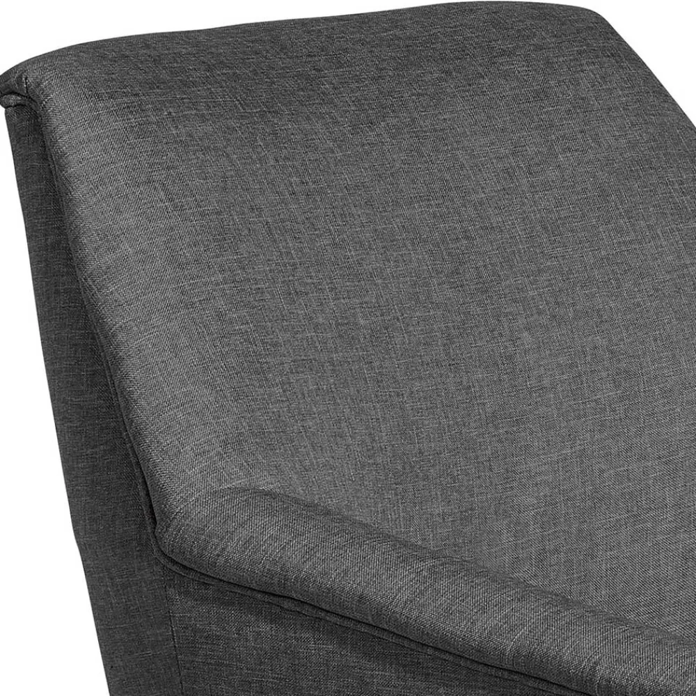 Wohnen Sessel<Einzelsessel in Anthrazit und Buche - Onjamy
