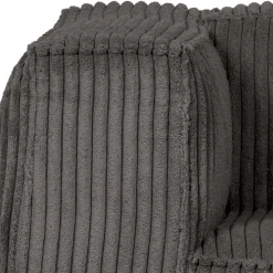 Wohnen Sessel<Einzelsessel in Dunkelgrau Cord Ribcord - Jailen