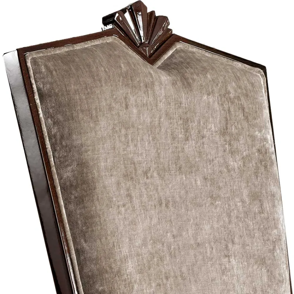 Wohnen Stühle<Eleganter Armlehnenstuhl in Beige Samt - Venisso