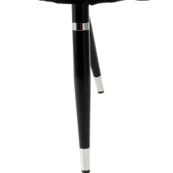 Wohnen Stühle<Eleganter Designstuhl in Schwarz Samt - Siiri (2er Set)