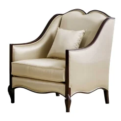Wohnen Sessel<Eleganter Polstersessel in Beige - Sutolary