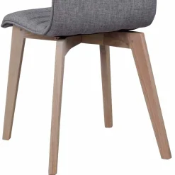 Wohnen Stühle<Eleganter Polsterstuhl in Grau - Mali (2er Set)