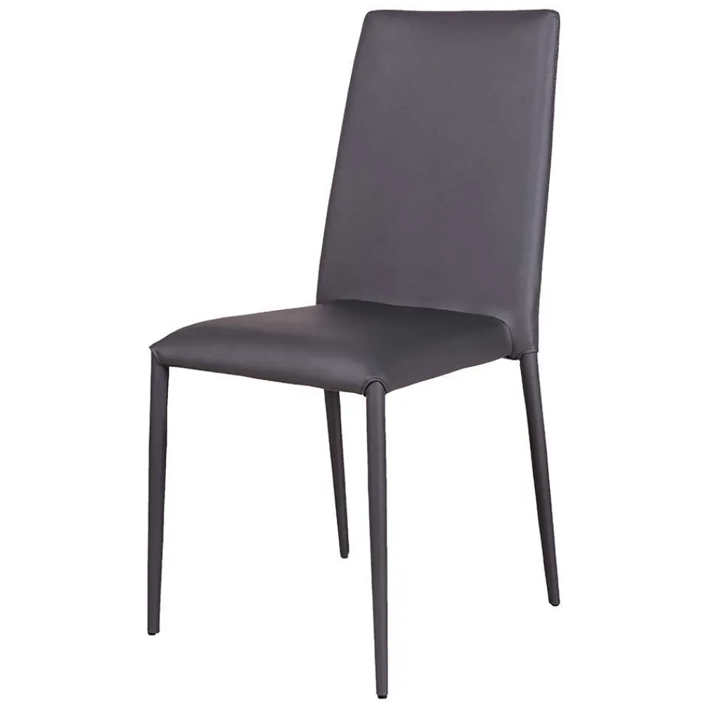 Wohnen Stühle<Eleganter Stuhl Giant aus Kunstleder (4er Set)