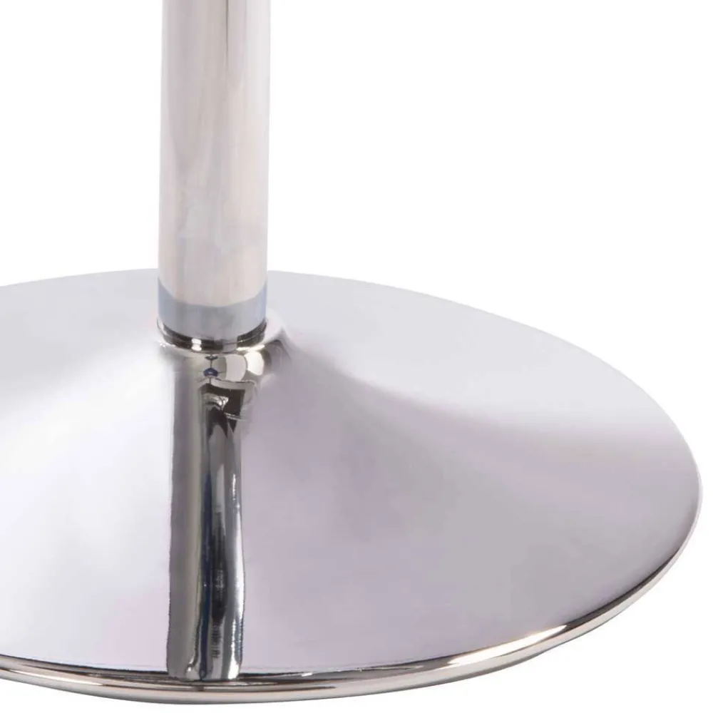 Wohnen Hocker<Eleganter Tresenstuhl in Dunkelgrau & Chrom - Fregato