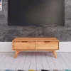 Wohnen Tv & Hifi-Möbel|Lowboards<Elegantes TV Lowboard aus Kernbuche Holz - Junola