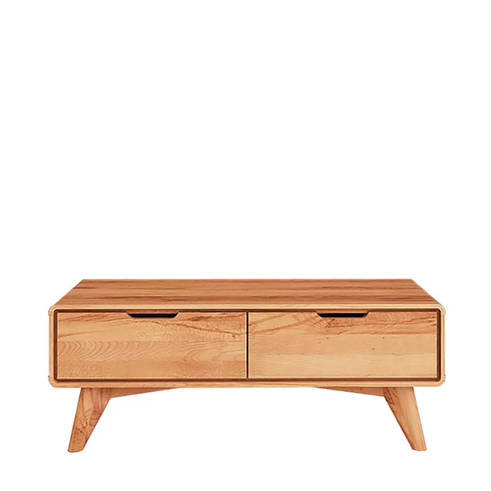 Wohnen Tv & Hifi-Möbel|Lowboards<Elegantes TV Lowboard aus Kernbuche Holz - Junola