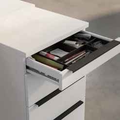 Wohnen Tische<Elektrisch höhenverstellbarer Schreibtisch in Weiß - Sparkle