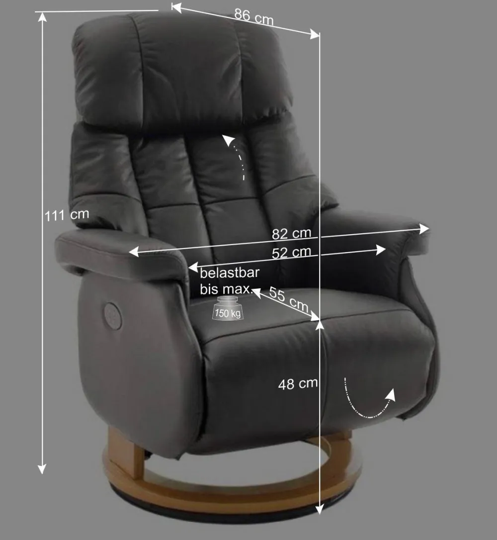 Wohnen Sessel|Sofas<Elektrisch verstellbarer Sessel Jersy in Grau