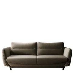 Wohnen Betten|Sofas<3er Schlafcouch in Graubraun meliert - Milor