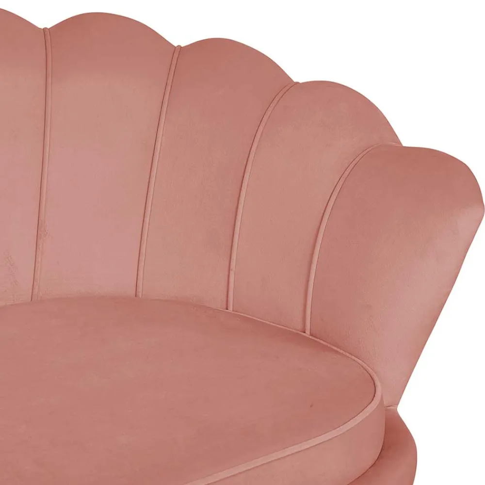Wohnen Sofas<3er Wohnzimmersofa im Retrostil Muschel - Ciabeta