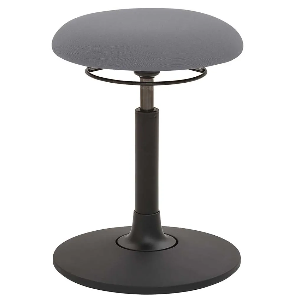 Wohnen Hocker<Ergonomischer Arbeitshocker in Grau - Asten