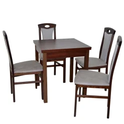 Wohnen Sitzgruppe<Essgruppe für die Küche als Set - Lardosia (fünfteilig)