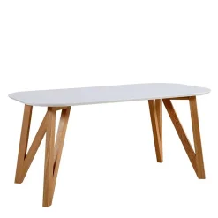 Wohnen Sitzgruppe<Essgruppe im Skandi Look Set - Shark (siebenteilig)