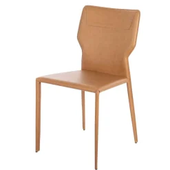 Wohnen Stühle<Essstuhl in Cognac Braun - Anthony (2er Set)