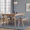Wohnen Sitzgruppe<Esstisch & 2 Stühle & Bank - Canberra (vierteilig)