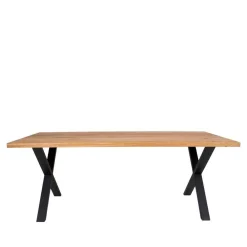 Wohnen Sitzgruppe<Esstisch & Kunstleder Armlehnstühle - Jimma (siebenteilig)