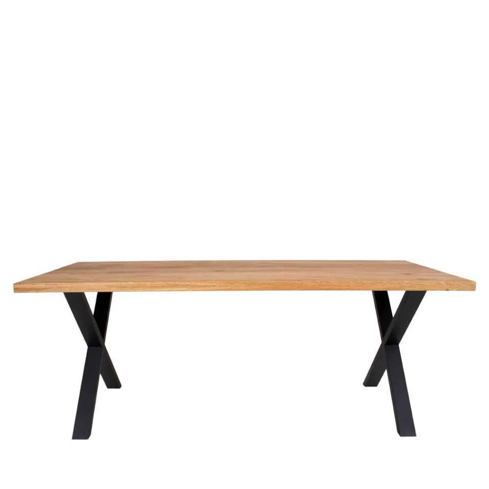 Wohnen Sitzgruppe<Esstisch & Kunstleder Armlehnstühle - Jimma (siebenteilig)