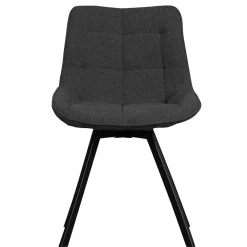 Wohnen Stühle<Esstisch Drehstuhl aus Boucle Stoff - Seymour (2er Set)