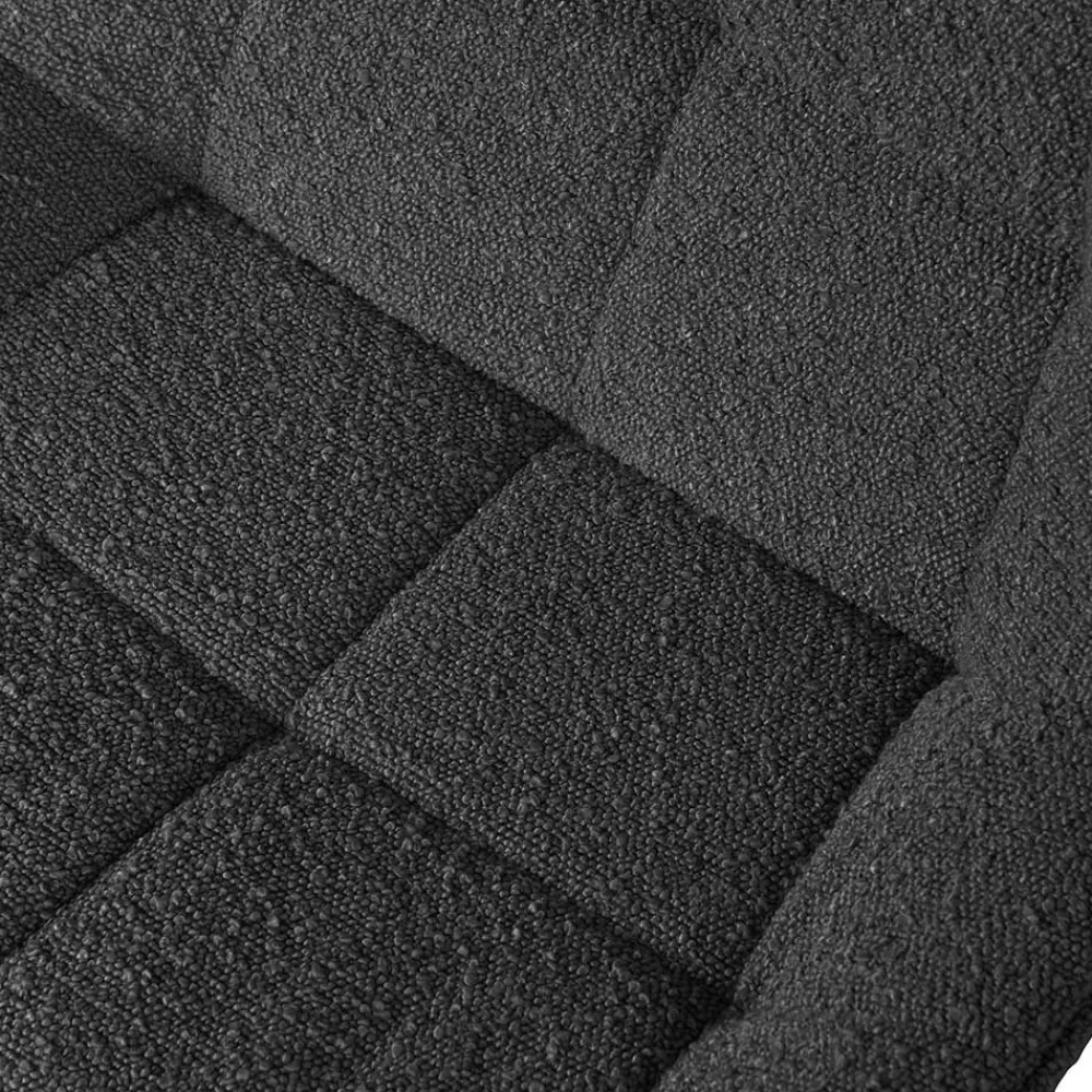 Wohnen Stühle<Esstisch Drehstuhl aus Boucle Stoff - Seymour (2er Set)