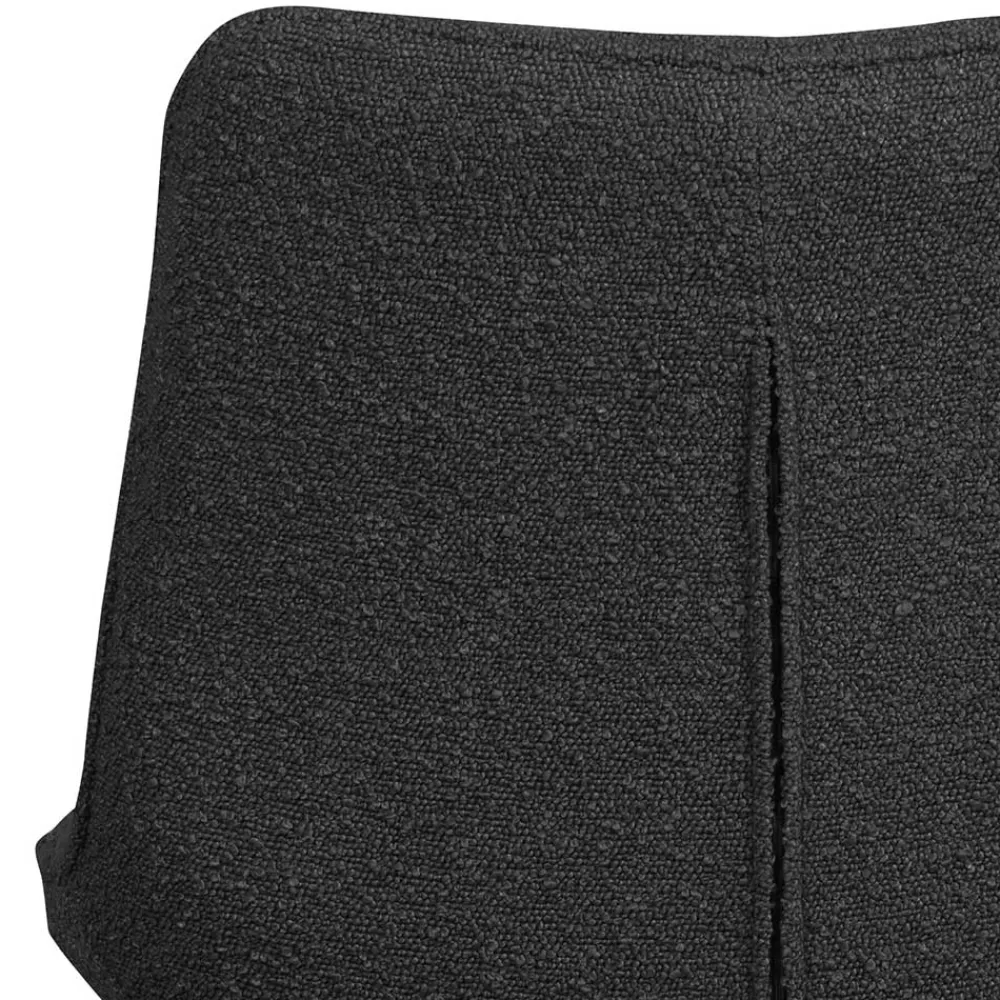 Wohnen Stühle<Esstisch Drehstuhl aus Boucle Stoff - Seymour (2er Set)
