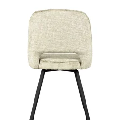 Wohnen Stühle<Esstisch Drehstuhl in Beige Struktursamt - Turena (2er Set)