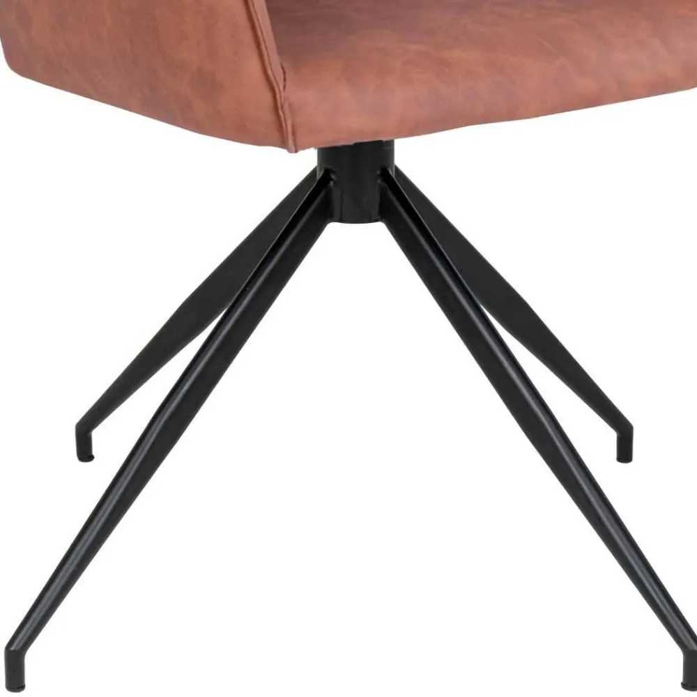 Wohnen Stühle<Esstisch Drehstuhl in Cognac Braun - Dress