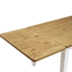Wohnen Sitzgruppe<Esstisch mit Stühlen Lugon im Landhausstil (fünfteilig)