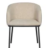 Wohnen Stühle<Esstisch Sessel in Beigegrau Boucle - Ayfina