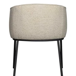 Wohnen Stühle<Esstisch Sessel in Beigegrau Boucle - Ayfina
