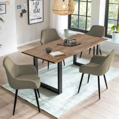 Wohnen Sitzgruppe<Esstisch Sitzgruppe modern - Magistra (fünfteilig)