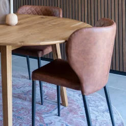 Wohnen Sitzgruppe<Esstischgruppe im Skandi Design - Fjord (fünfteilig)